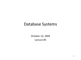 Database Systems (資料庫系統)