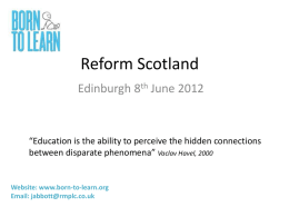 Reform Scotland - The 21st Century Learning Initiative (uk)
