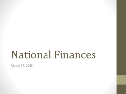 National Finances and MNCs