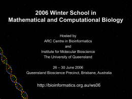 Australian Mathematical Sciences Institute (AMSI) and