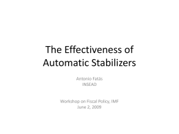 The Effectiveness of Automatic Stabilizers