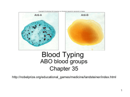 Blood – Physical Characteristics
