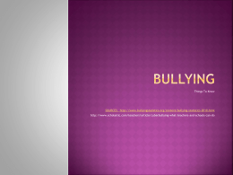 Bullying - Kent City School District | Preparing and
