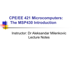 Microcomputers notes
