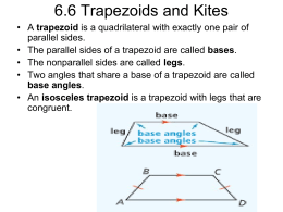 6.6 Trapezoids and Kites - Cardinal O'Hara High School
