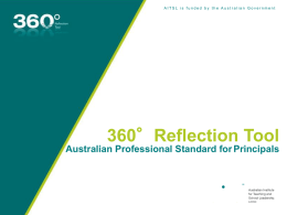 Australian Professional Standard for Principals 360