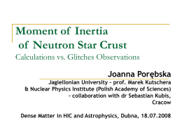 Moment of Inertia of Neutron Star Crust Calculations vs
