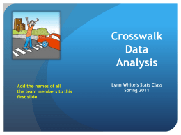Crosswalk Data Analysis - Southern Utah University