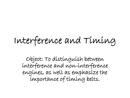 Interference and Timing