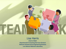 Lisa Harris - Supercomputing Challenge