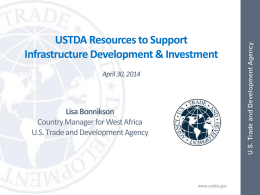 USTDA PowerPoint Template