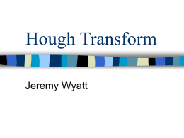 Hough Transform - University of Birmingham