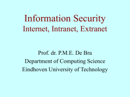 Information Security Databases and (Inter)Networks