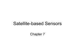Satellite-based Sensors