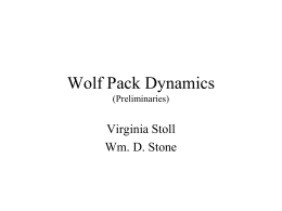 Wolf Pack Dynamics