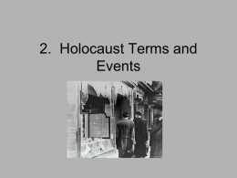 Holocaust Research Terms You Should Know!