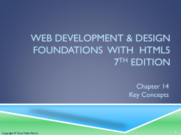 Web Developer & Design Foundations with XHTML