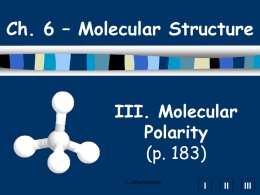 Ch. 13 - Molecular Structure