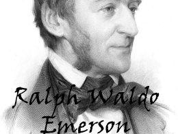 Ralph Waldo Emerson - Paint Valley Local Schools Home