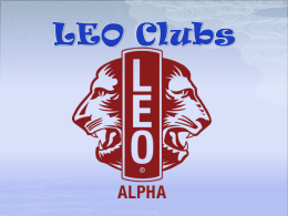 What is a LEO?