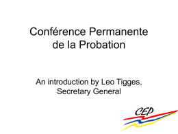 Conference Permanente de la Probation