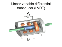 Linear variable differential transducer (LVDT)