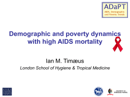 ADaPT - Demographic and Poverty Dynamics in an African