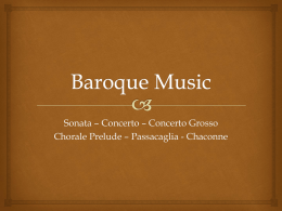 Baroque Music - Knox Academy