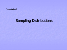 Stat200: pre7 - Sampling Distributions