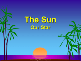 The Sun - Our Star