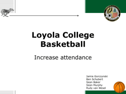 Loyola College Basketball
