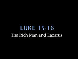 Luke - God's Character