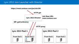 Lync 2013 Join Launcher with Director