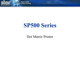 SP500 Series - Star Micronics