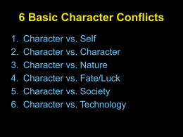 Character Conflict - Mrs. Clyne