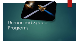 Unmanned Space Programs