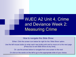 PowerPoint on Deviance Chapter 1: Introduction