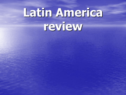Latin America review