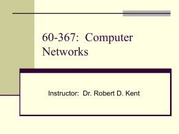 60-367: Computer Networks