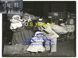 U.S. History I