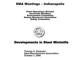 20061003: SMA Meetings - Indianapolis: Developments in