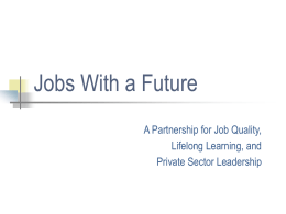 Jobs With a Future