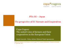 Copa-Cogeca: The united voice of farmers and their
