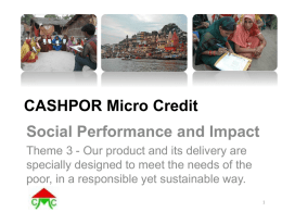 CASHPOR Micro Credit