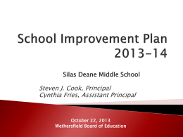 School Improvement Plan 2011-12