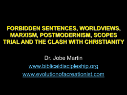 MIOS - The Evolution of a Creationist | Jobe Martin