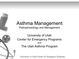 Asthma Management - College of Health