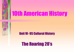 10th American History - Waverly
