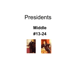 Mr. President - Michigan Leagues of Academic Games