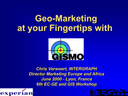 GISMO Lyon - EC GI & GIS Portal